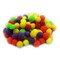 Charles Leonard Pom-Poms, 1/2in, Hot Colors, PK1200 69116 - alternate 2